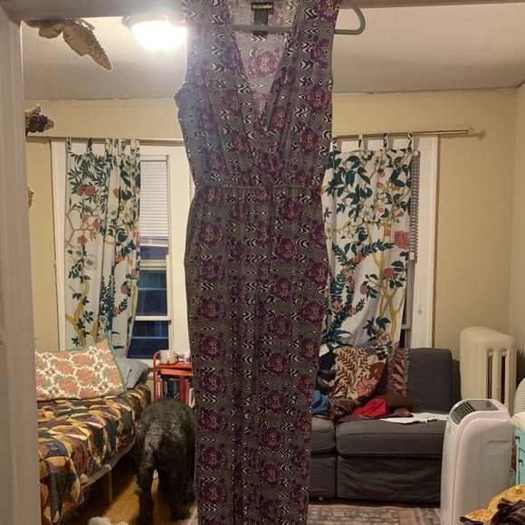 Nooworks Jersey jumpsuit in haze print - Picture 1 of 4